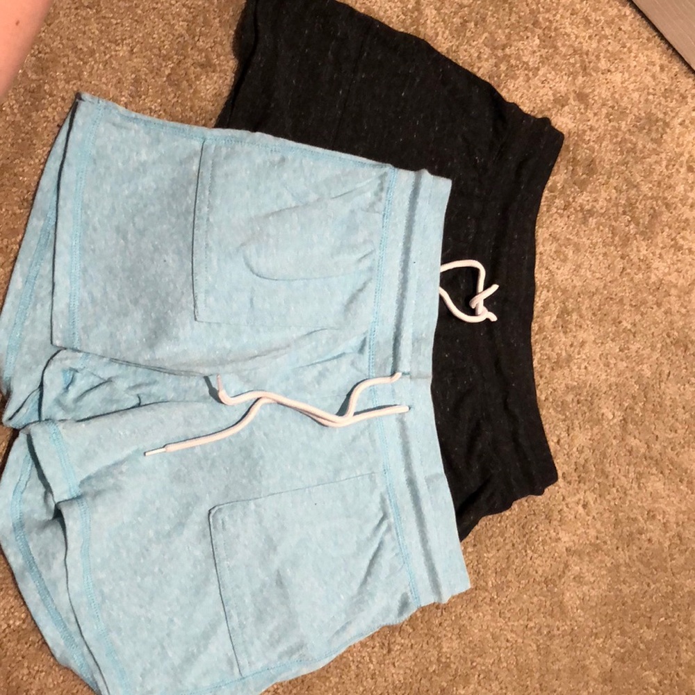Two pairs of comfy shorts with pockets